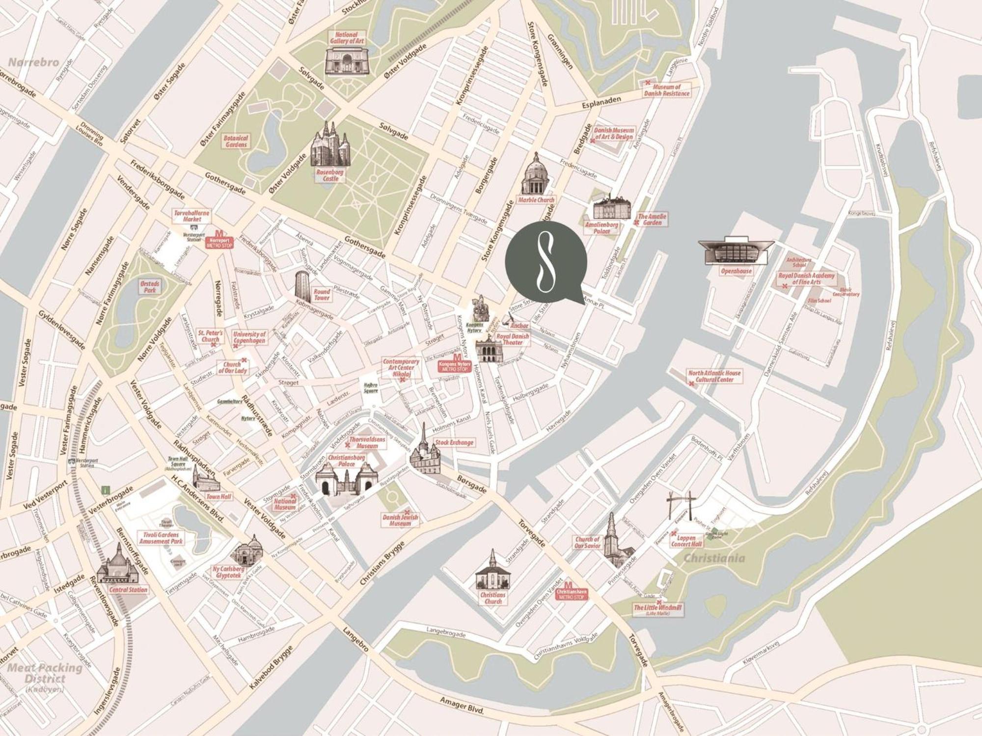Sanders Square - Spacious Six-Bedroom Apartment Near Amalienborg 코펜하겐 외부 사진